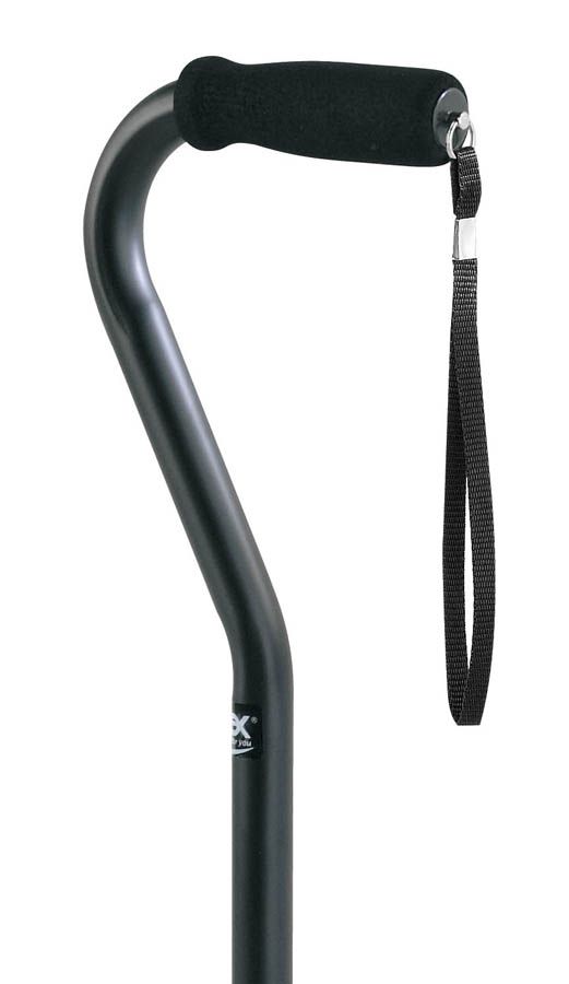 Carex Adjustable Offset Aluminum Cane