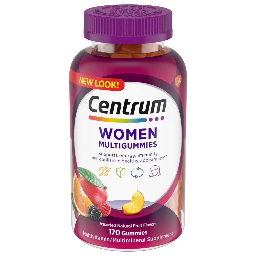 Centrum Multigummies Multivitamin for Women Assorted Fruit - 170.0 Ea