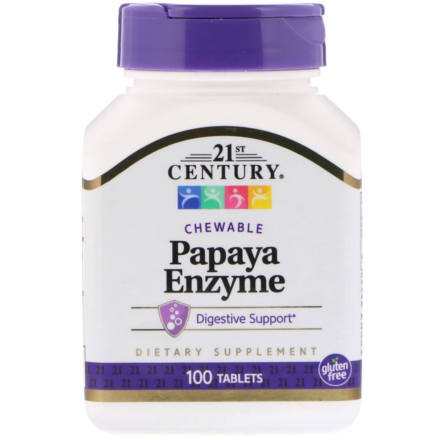 21st Century Papaya Enzyme  100 Ct