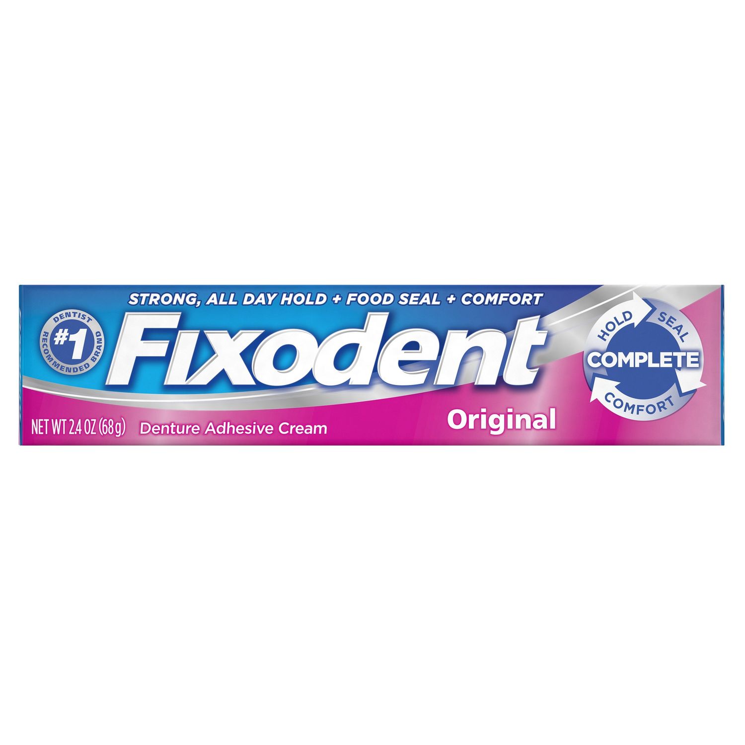 Fixodent Complete Denture Adhesive Cream Original - 2.4 Oz
