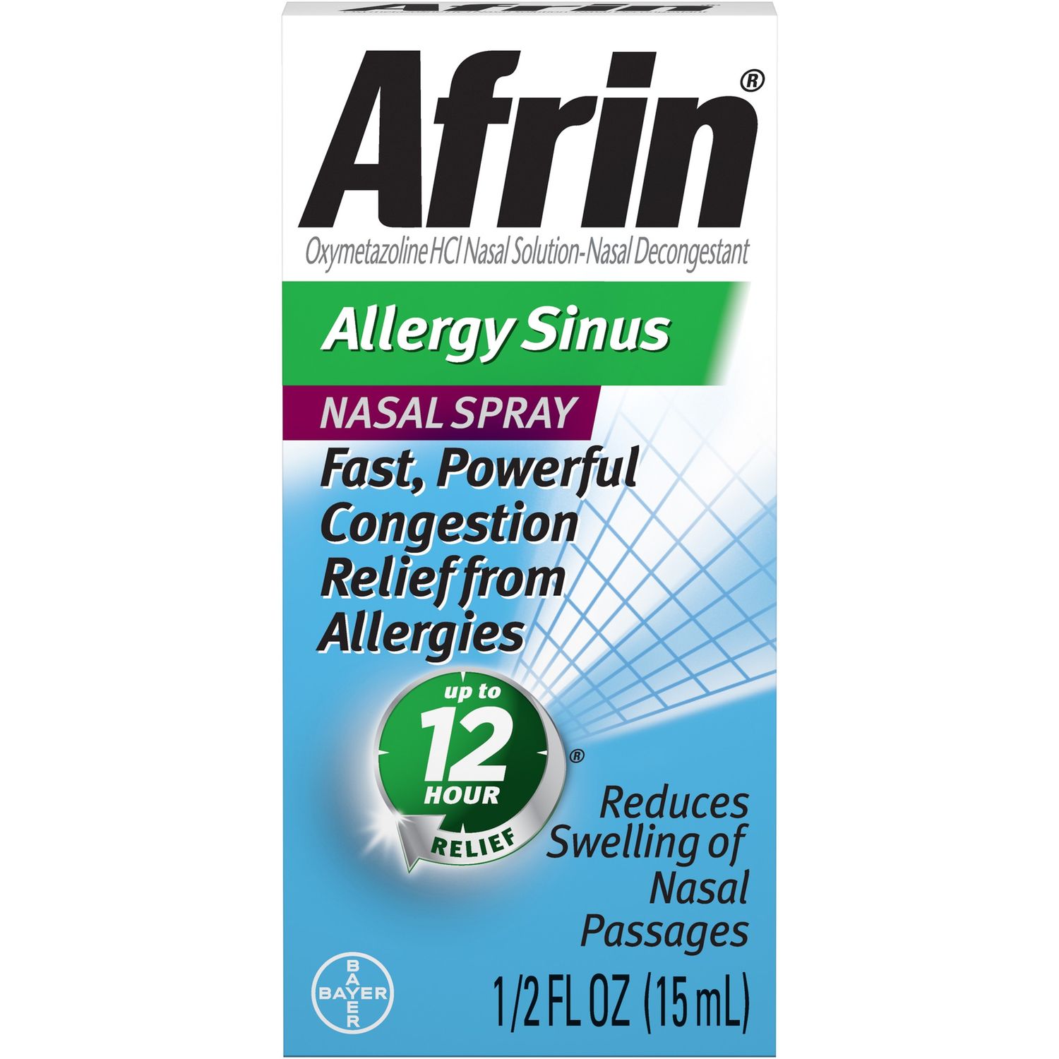 Afrin Allergy Sinus Nasal Spray 0.5 Oz by Afrin