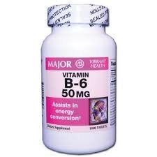 VIT B6 50MG TABLET 100CT MAJOR
