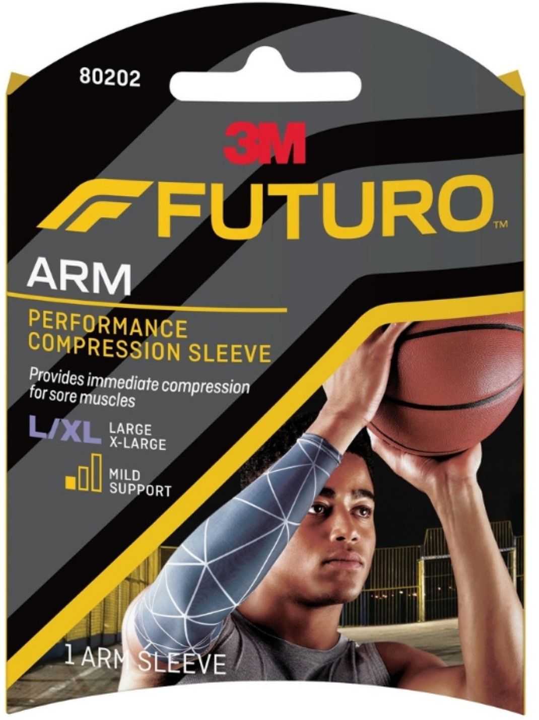 3M Futuro Performance Mild Support Compression Arm Sleeve  Large/X-Large