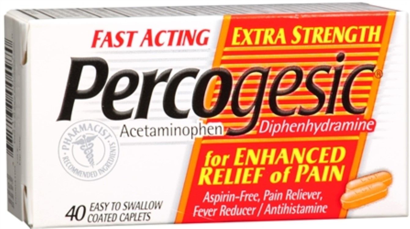 Percogesic Pain Relief Caplets Extra Strength  40 Caplets