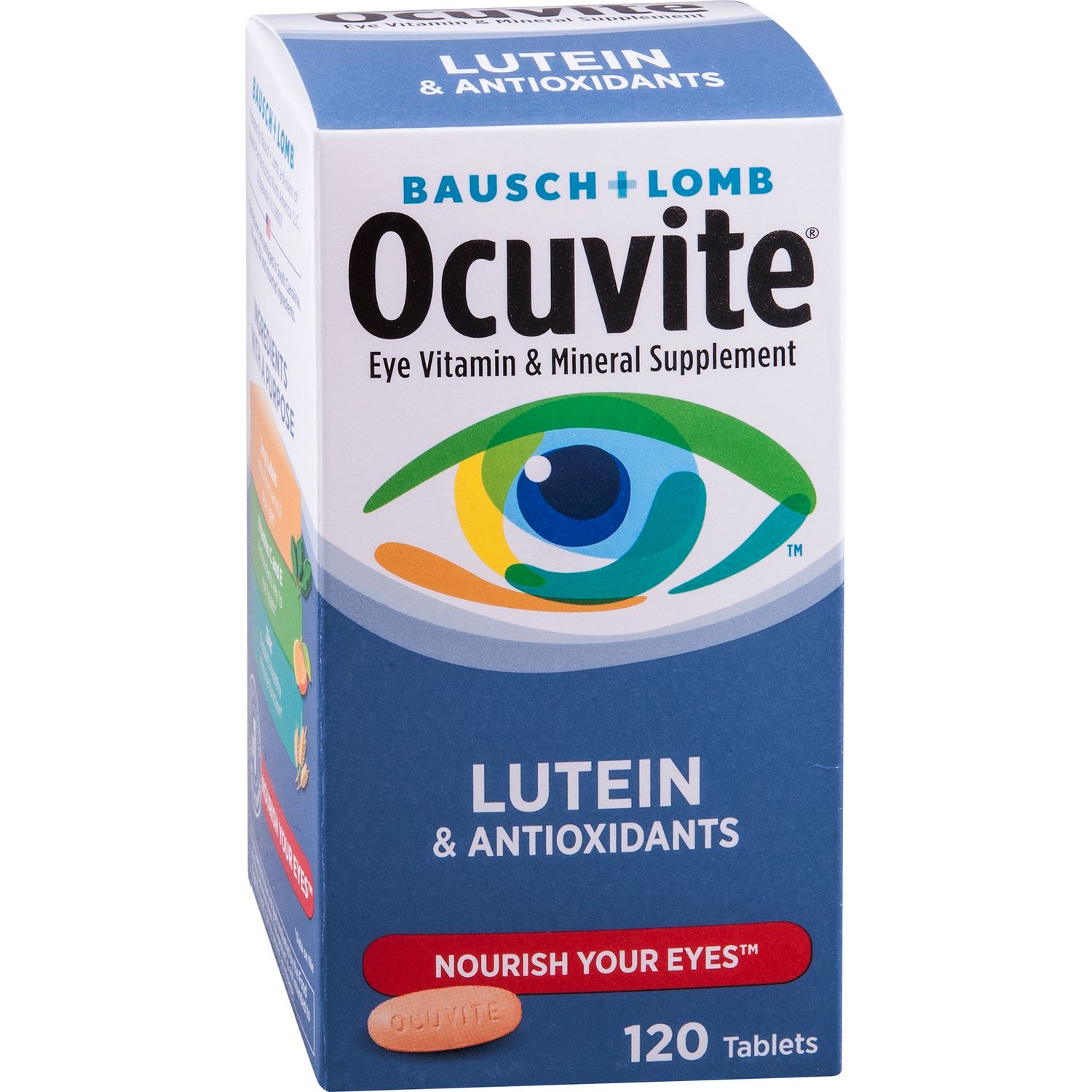 Ocuvite Vitamin and Mineral Supplement with Lutein Tablets - 120.0 Ea