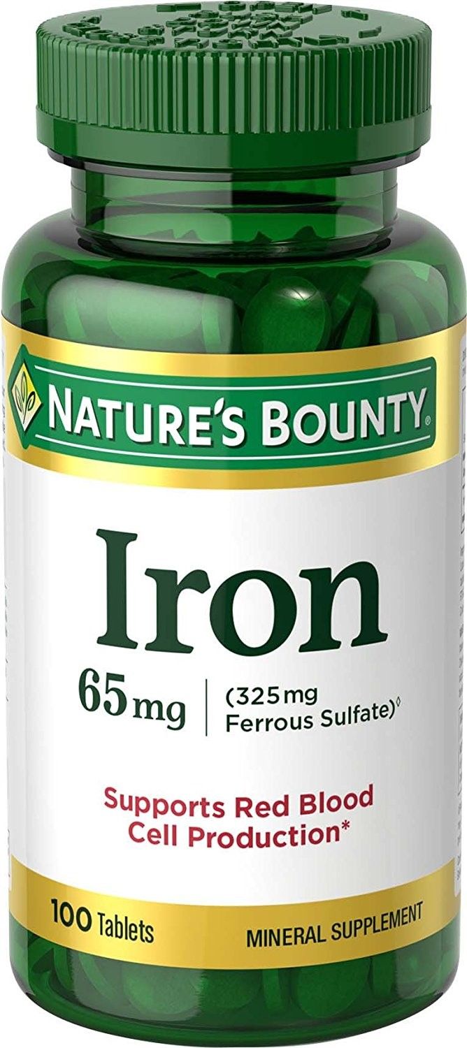 Nature's Bounty Iron, 65mg, Tablets - 100.0 Ea