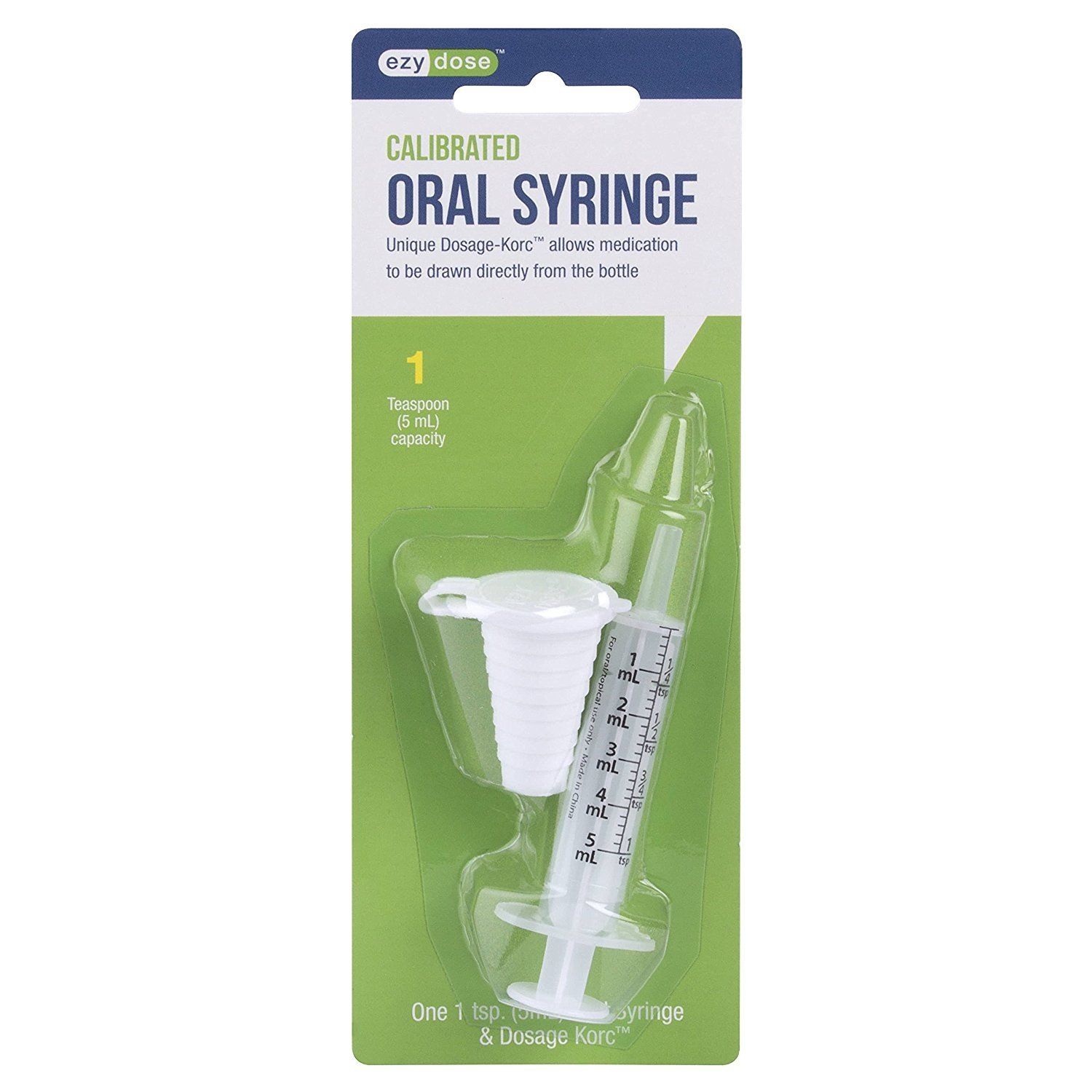Ezy Dose Oral Syringes with Dosage Korcs 1 Each by Ezy-Dose