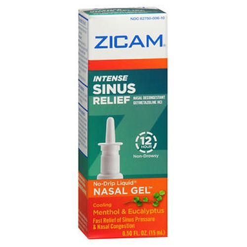 Zicam Intense Sinus Relief No-Drip Relief Nasal Spray - 0.5 Oz