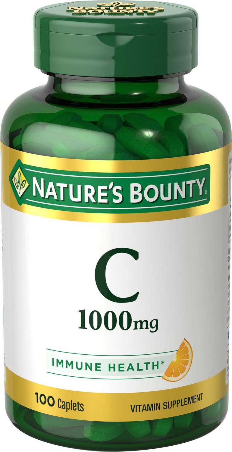 Nature's Bounty Pure Vitamin C 1000mg Caplets - 100.0 Ea