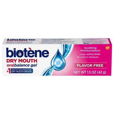 Biotene OralBalance Moisturizing Gel Flavor-Free, Alcohol-Free, for Dry Mouth - 1.5 Oz