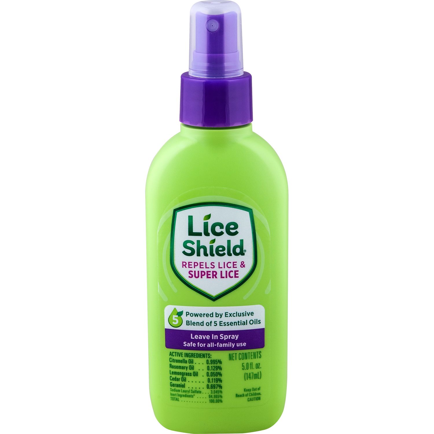 Lice Shield Leave in Spray - 5 Fl Oz