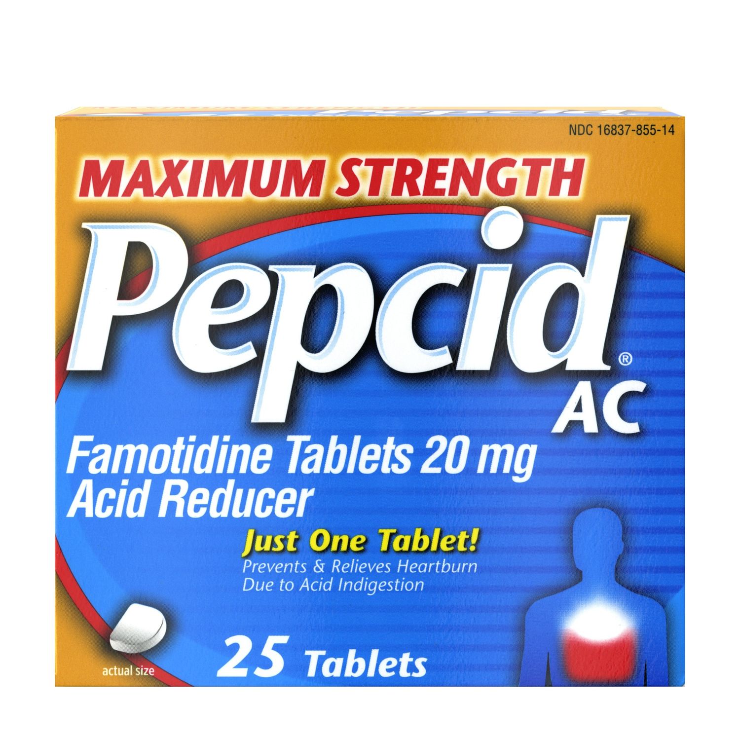 PEPCID MAX TABLET ORIGINAL 25CT