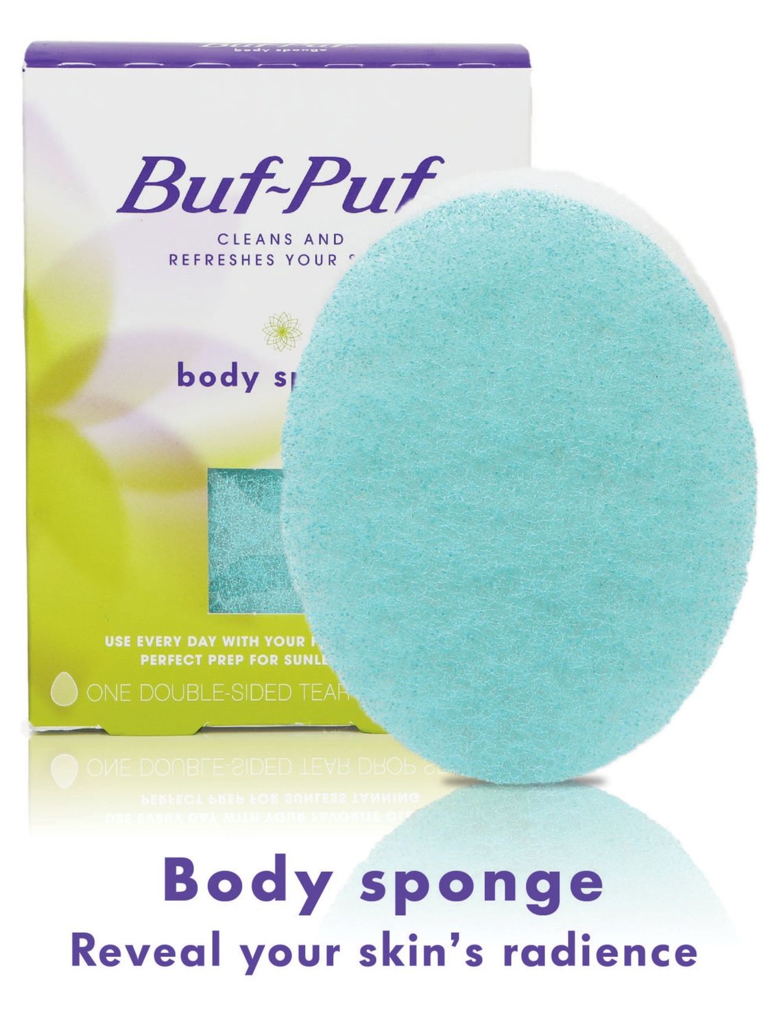 Buf-Puf Reusable Body Sponge  Double-Sided  1/Pack