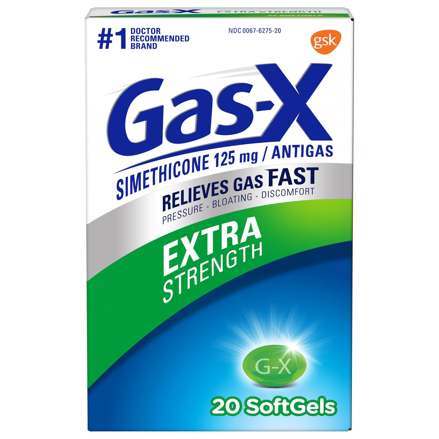 GAS-X X/STR SOFTGEL 20CT