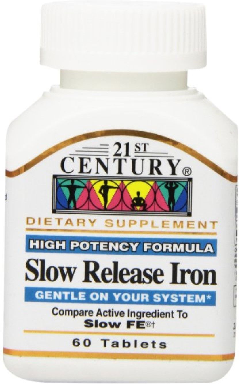 IRON SLOW RELEASE FORMULA TAB 60CT 21ST