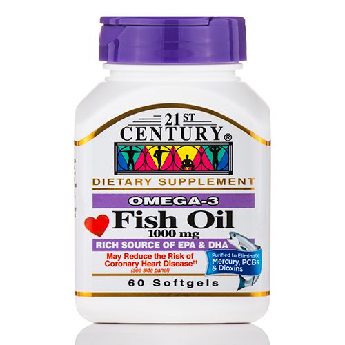 FISH OIL 1000MG SFTGL 60CT 21ST CENTURY