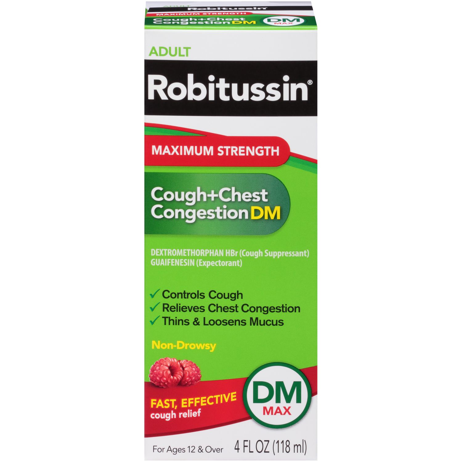 ROBITUSSIN DM MAX STR CGH/CHEST CONG 4OZ