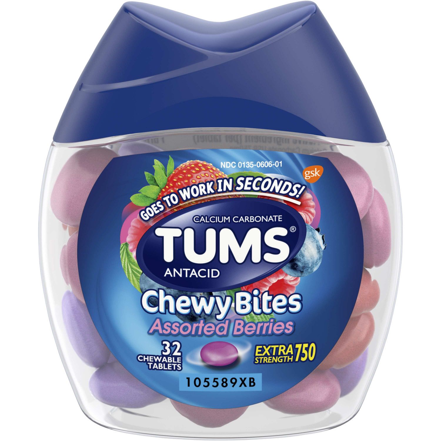 TUMS CHEWY BITES TABLET 32CT