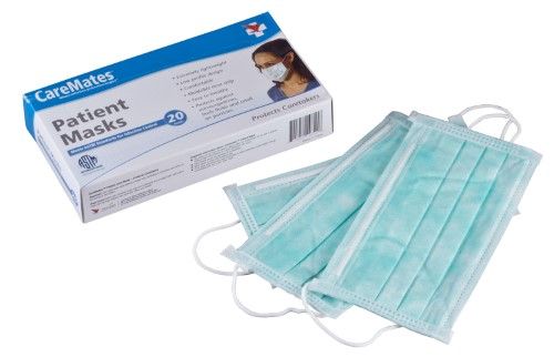 CAREMATES EARLOOP MASKS 20CT