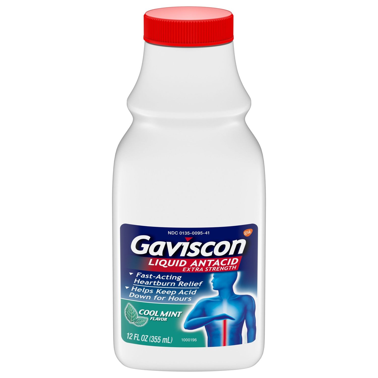 GAVISCON X/STR LIQUID COOL MINT 12OZ