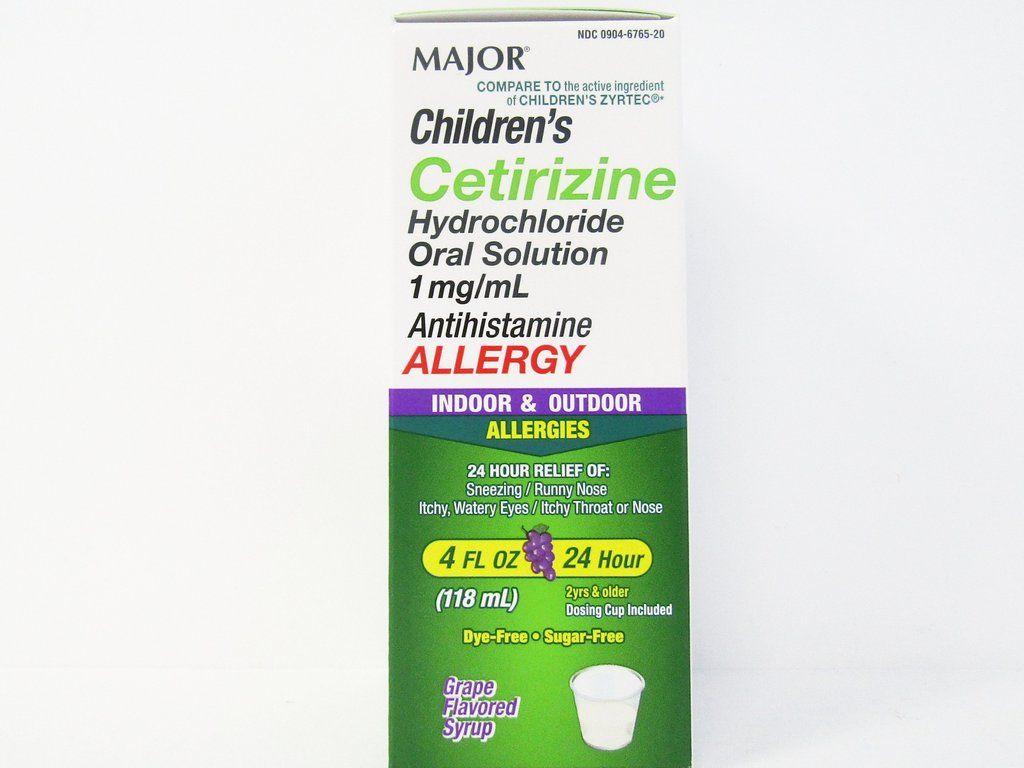 CETIRIZINE HCL CHILD 1MG-ML SOL 118 ML