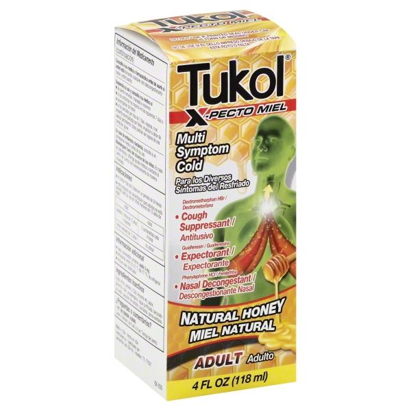 TUKOL HONEY COUGH SYRUP 4OZ