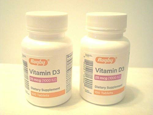 VITAMIN D3 25 MCG TAB 100