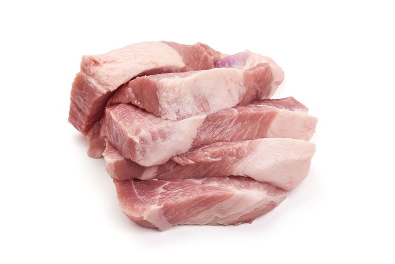 Grísa hnakki úrb í sneiðum