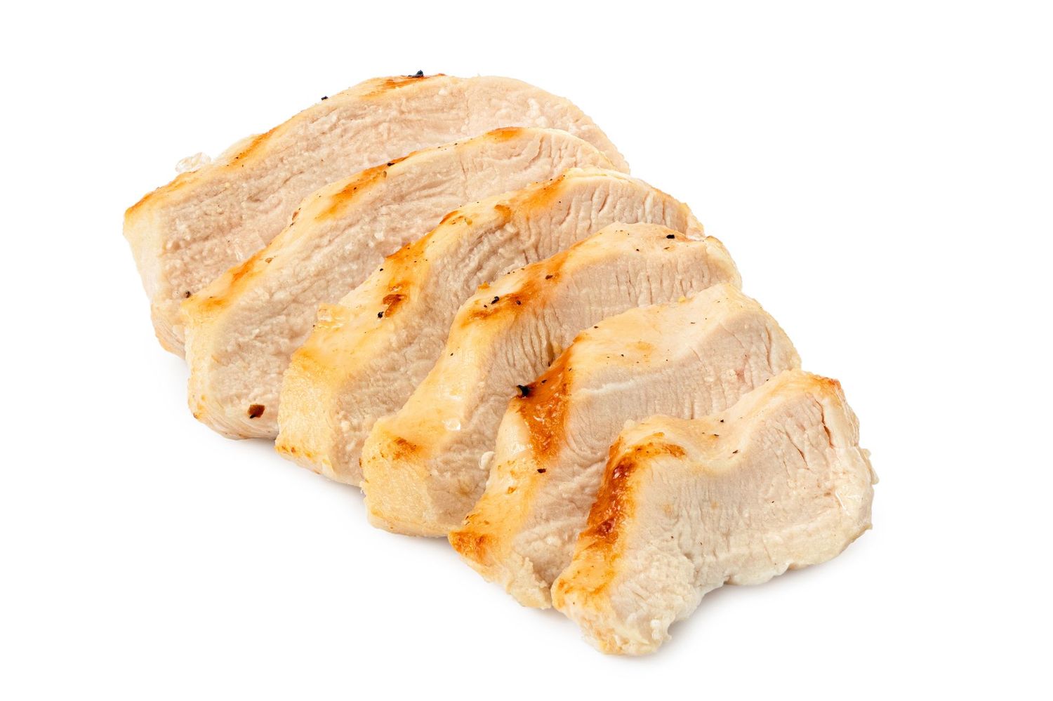 Kjúklingabringur skorið í strimla