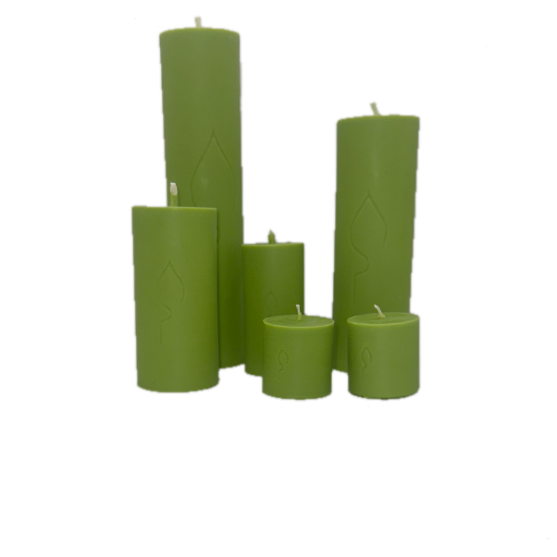 8 cm altura y 8 cm diámetro