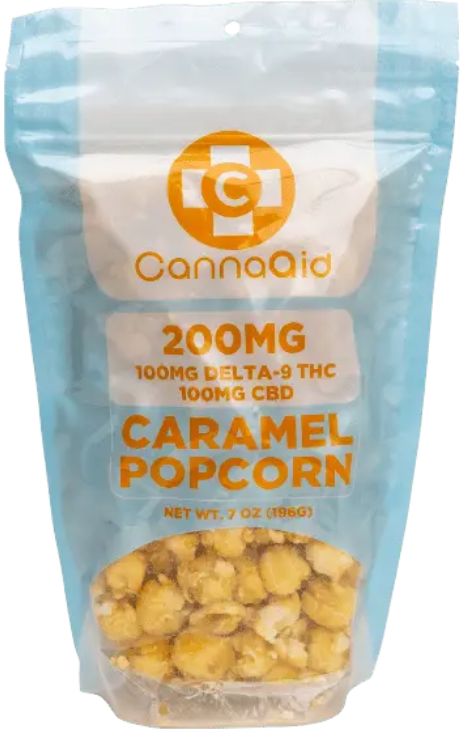 Delta 9 THC + CBD Flavored Popcorn