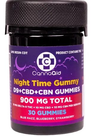 Delta 9 + CBD + CBN Night Time Gummies