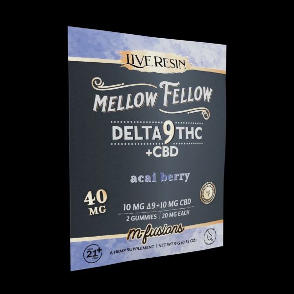 M-Fusion Edibles 40mg -2 pack, Flavor: Acai Berry