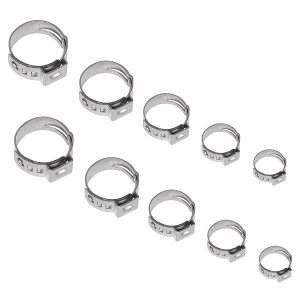 22.6mm Pinch Clamp T&amp;G (5/8&quot; Clear Braid Hose)