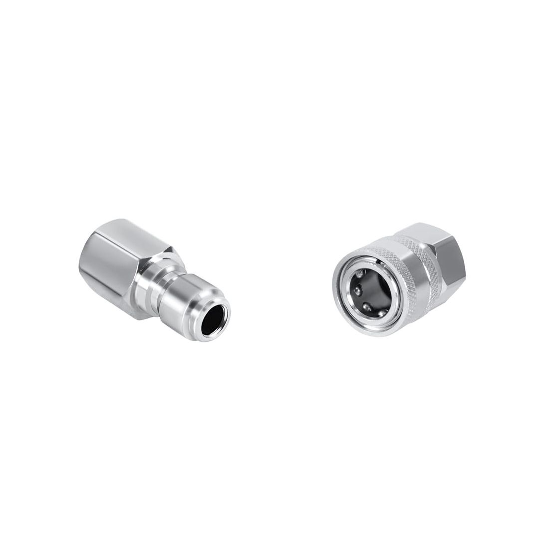 3/8&quot; NPT Male &amp; Female Hose Adapter SS - Pressure Washer