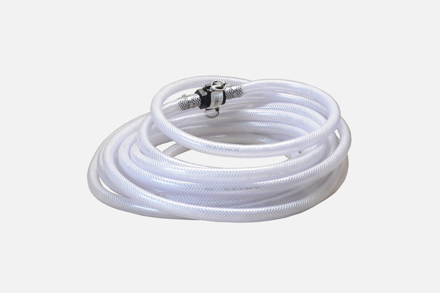 50&#39; Water Supply Garden Hose (5/8 Clear Braid Hose