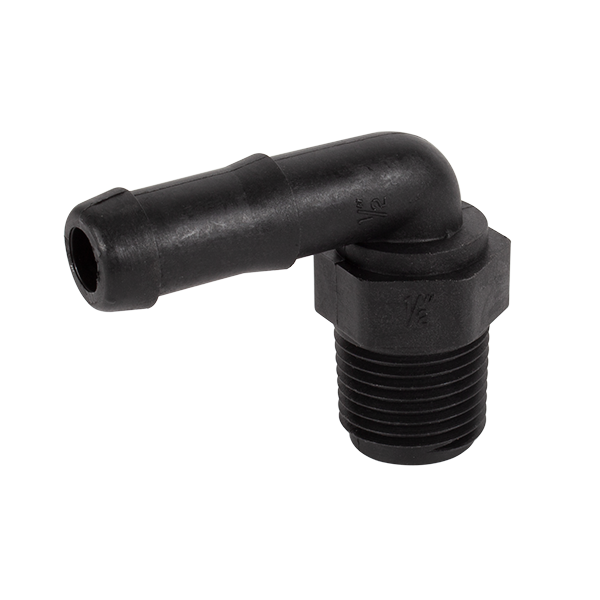 Banjo 1/2&quot; THD, 1/2&quot; Hose Barb 90°