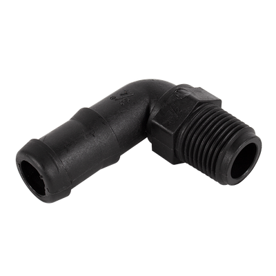 Banjo 1/2&quot; THD, 3/4&quot; Hose Barb 90°