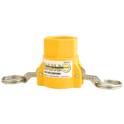 Banjo 3/4" F-CAM to 3/4"F-GH Yellow