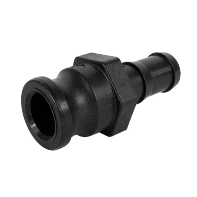 Banjo 3/4" M-CAM to 3/4" Hose Barb Black