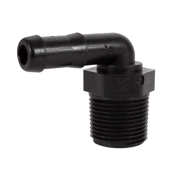 Banjo 3/4&quot;THD,1/2&quot; Hose Barb 90°