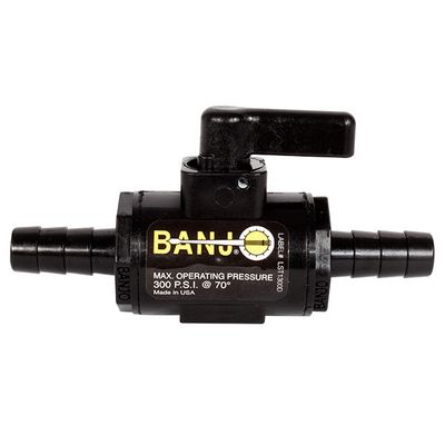 Banjo 3/8&quot; Valve with Barbs