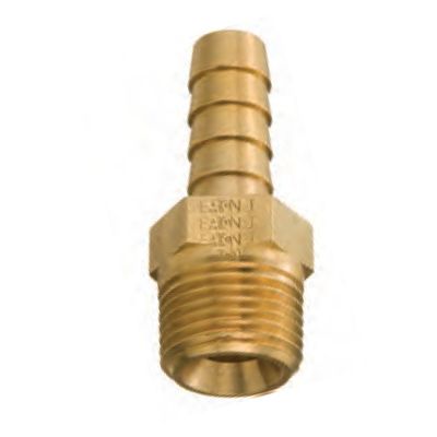 Brass Barb (1/2MPT&gt;5/8Barb)