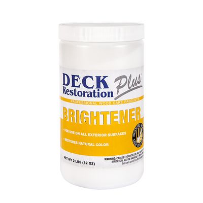 Deck Restoration Plus Wood Care Brightener #2