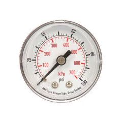 Pressure Gauge  100 psi- pure water