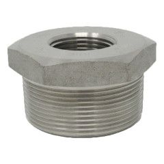 Pressure Washer 3/4&quot; x 3/8&quot; Hex Reducer Bushing, SS 316L A/SA182 Pipe Fitting