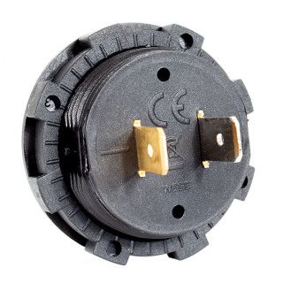 Voltage Meter Round Green