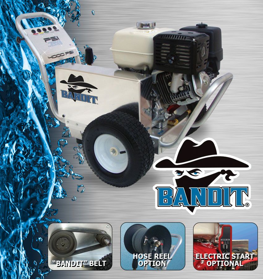 Bandit Professional Belt Drive Pressure Washers