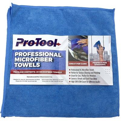 Wash Life Blue MicroFiber Towel 20 Pack 16in x 16in