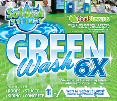 Green Wash 6X 55G Drum
